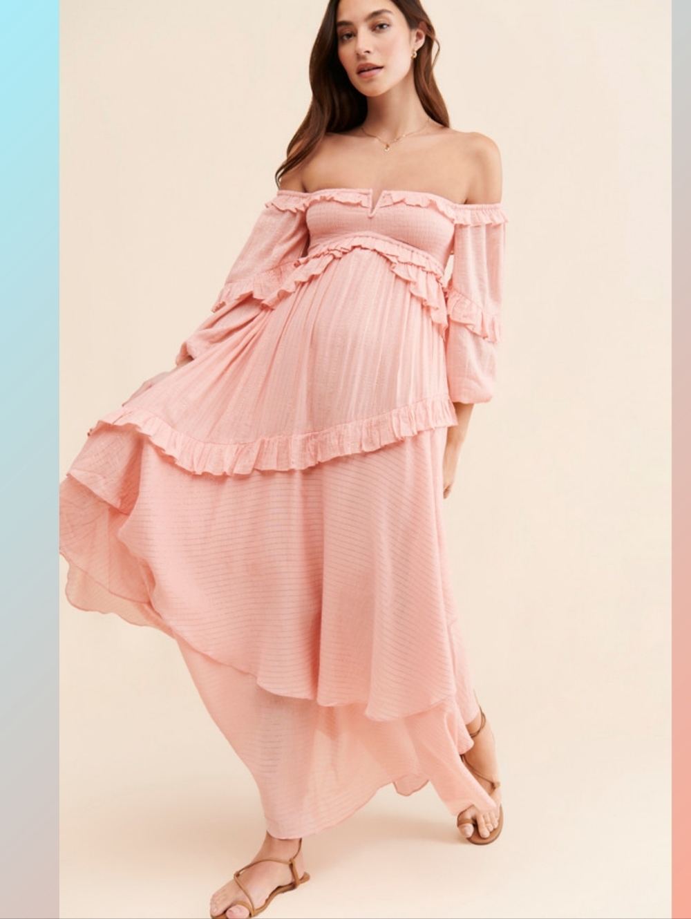 Spell & The Gypsy Collective X Free People Clementine Mermaid Maxi Dress Mauve
